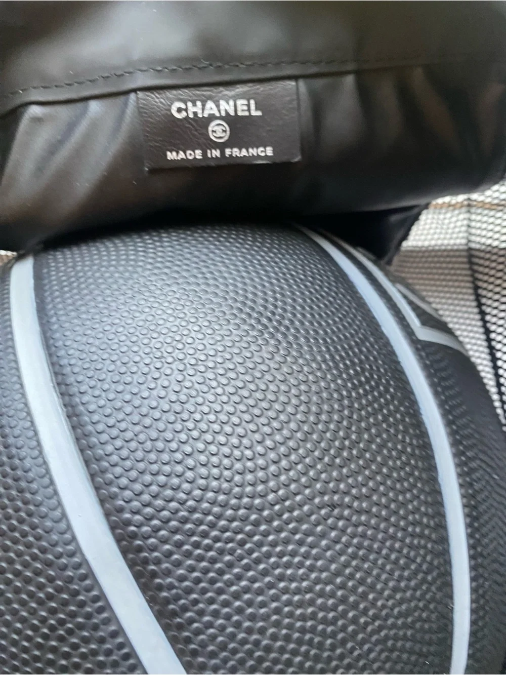 CHANEL SPORT LINE BASKETBALL WITH MESH CARRYING BAG